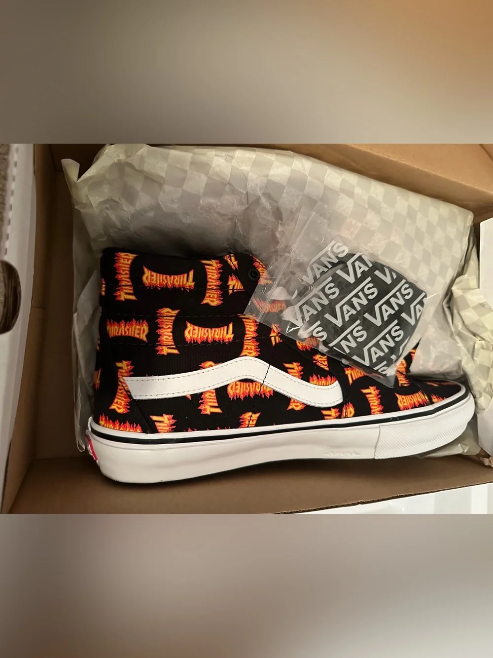 Van’s Men’s Shoes SK8-HI THRASHER, Size 11